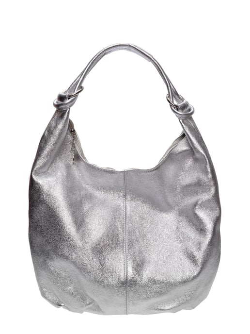 Anna Luchini Plata Bolso de cuero - Image 1