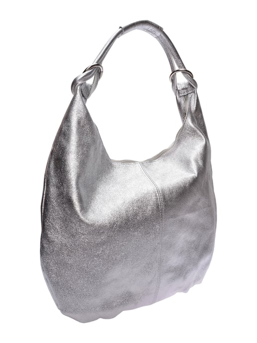 Anna Luchini Plata Bolso de cuero - Image 2