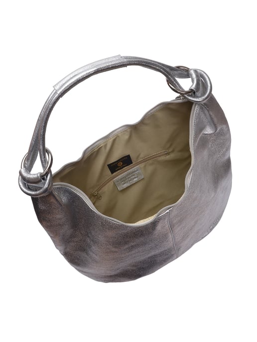 Anna Luchini Plata Bolso de cuero - Image 4