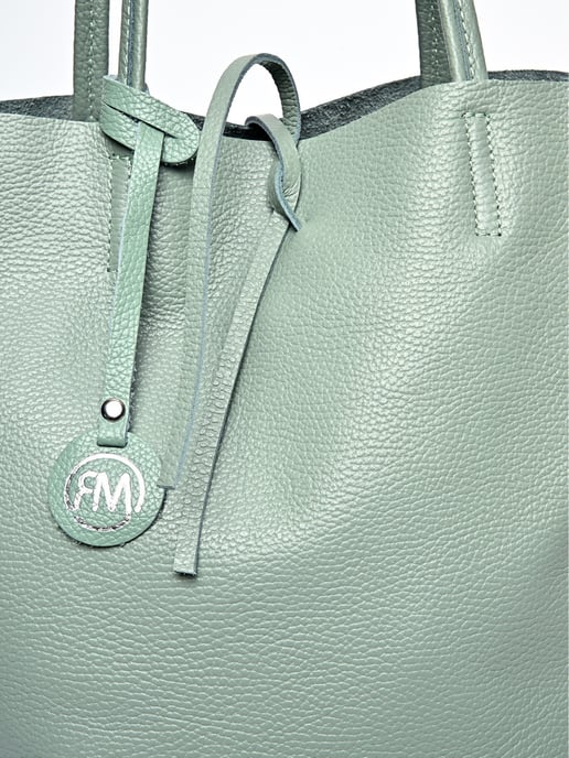 Roberta M Verde Bolso de cuero - Image 3