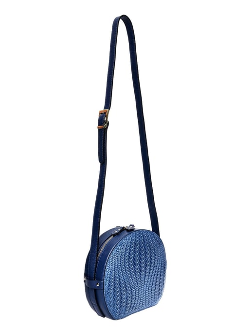 Roberta M Azul Bolso de cuero - Image 2