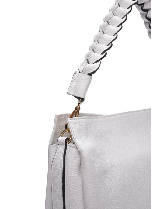 Luisa Vannini Blanco Bolso de cuero - Image 3