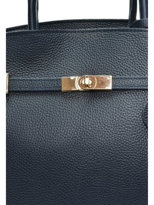 Anna Luchini Azul Bolso de cuero - Image 3