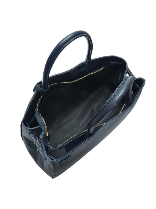 Anna Luchini Azul Bolso de cuero - Image 4