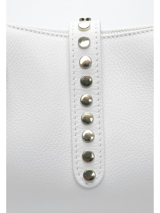 Anna Luchini Blanco Bolso de cuero - Image 3