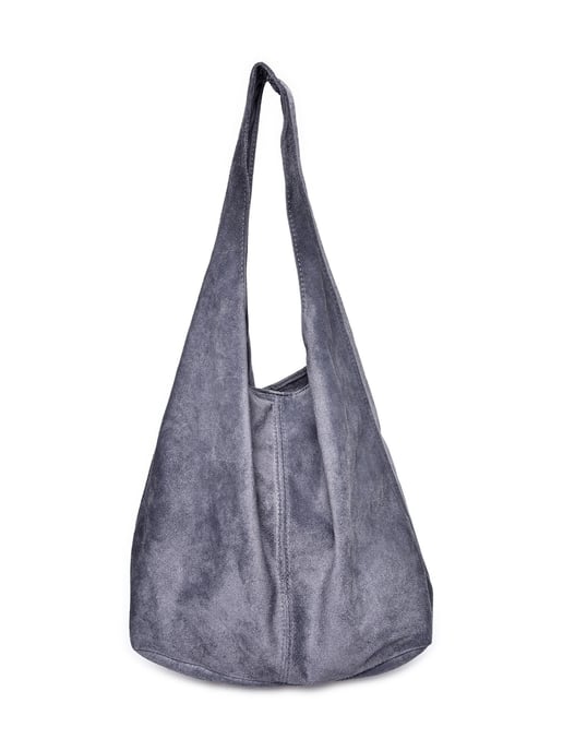 Anna Luchini Grey Bolso de cuero - Image 1