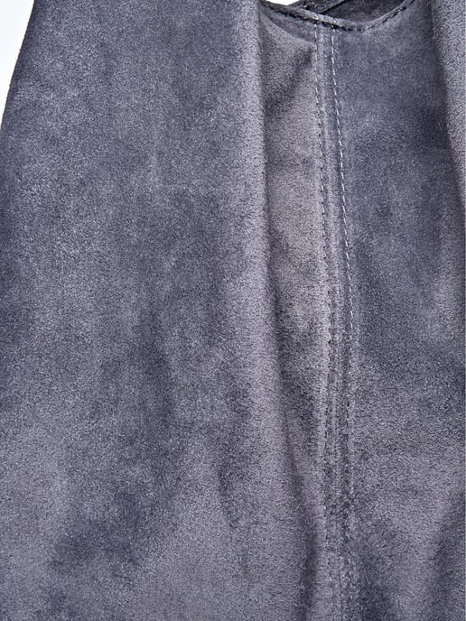 Anna Luchini Grey Bolso de cuero - Image 3