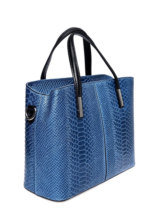Roberta M Azul Bolso de cuero - Image 2