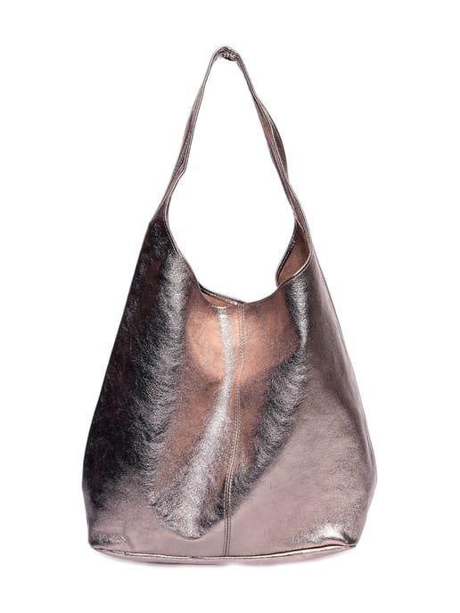 Luisa Vannini Bronce Bolso de cuero - Image 1
