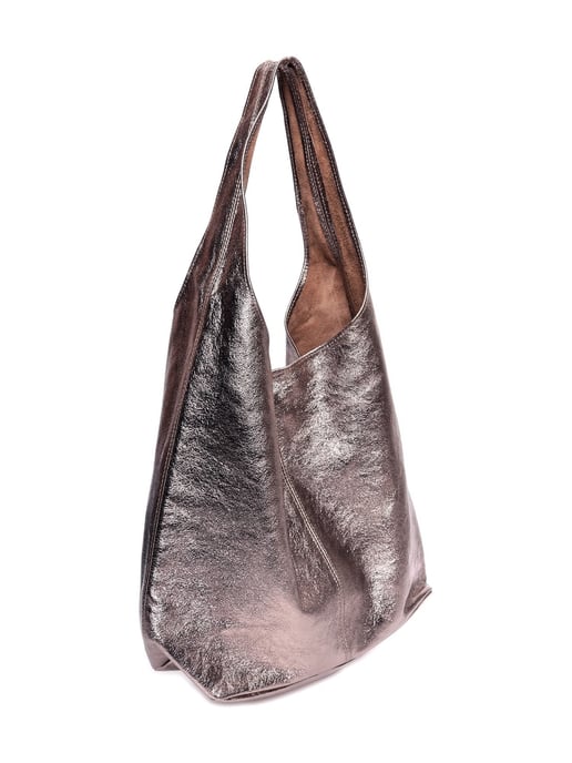 Luisa Vannini Bronce Bolso de cuero - Image 2