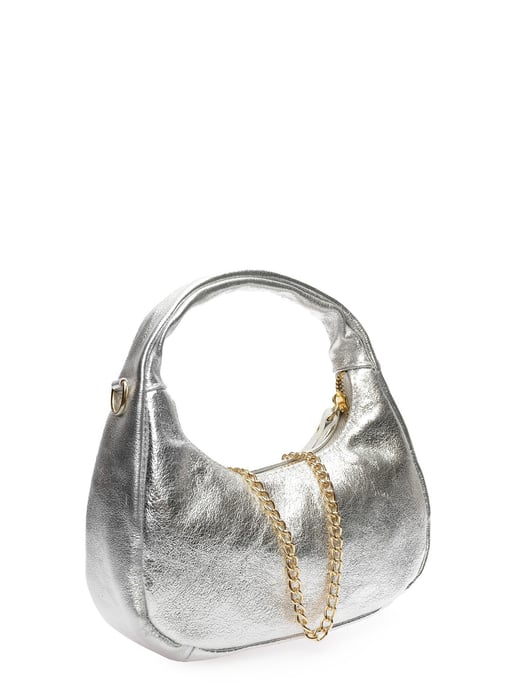 Anna Luchini Plata Bolso de cuero - Image 2