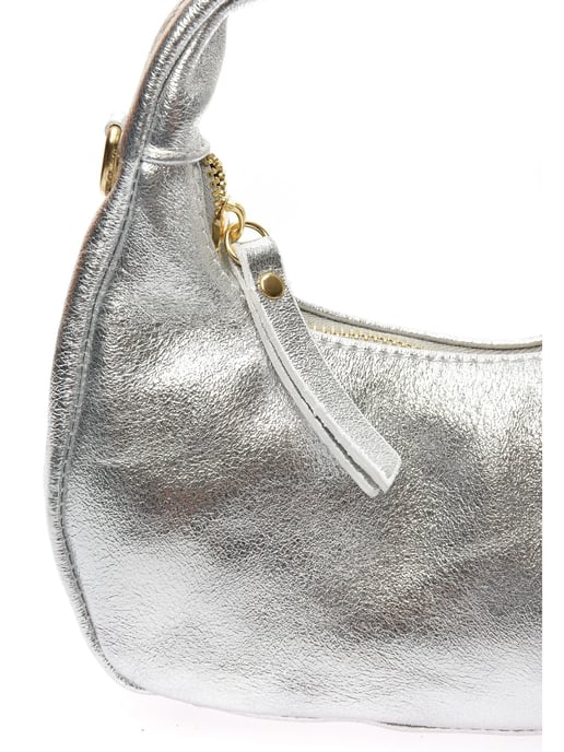Anna Luchini Plata Bolso de cuero - Image 3