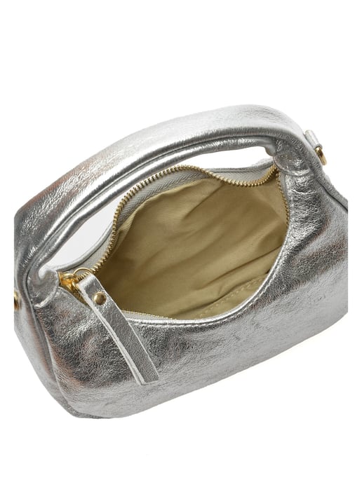 Anna Luchini Plata Bolso de cuero - Image 4