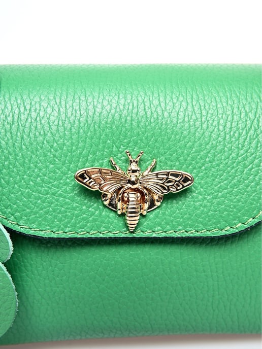 Anna Luchini Verde Bolso de cuero - Image 3