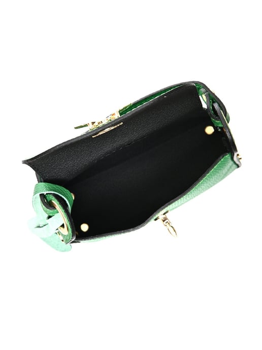 Anna Luchini Verde Bolso de cuero - Image 4