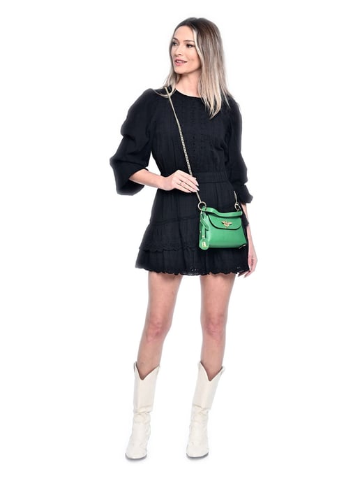 Anna Luchini Verde Bolso de cuero - Image 5