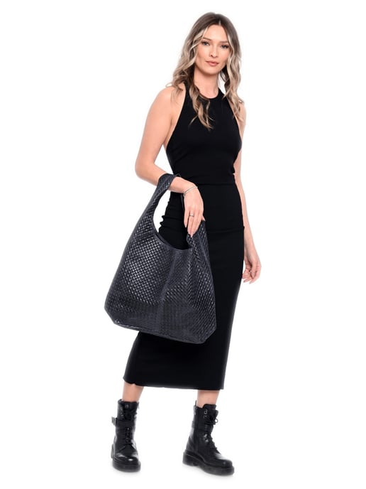 Luisa Vannini AZUL   Bolso de cuero - Image 5