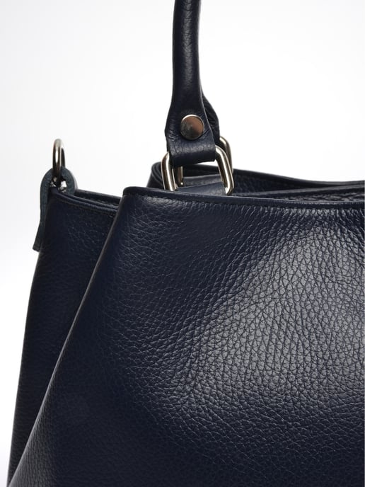 Roberta M Azul Bolso de cuero - Image 3
