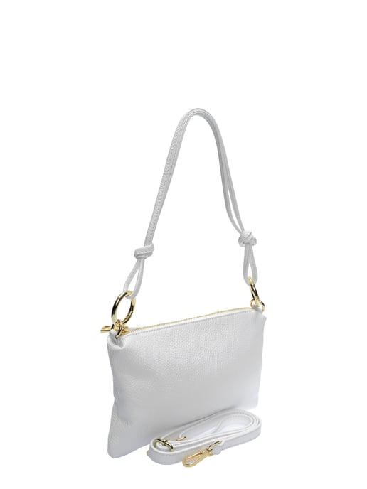 Anna Luchini Blanco Bolso de cuero - Image 2