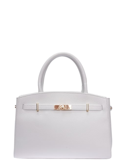 Isabella Rhea Blanco Bolso de cuero - Image 1