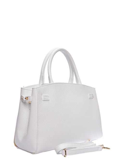 Isabella Rhea Blanco Bolso de cuero - Image 2