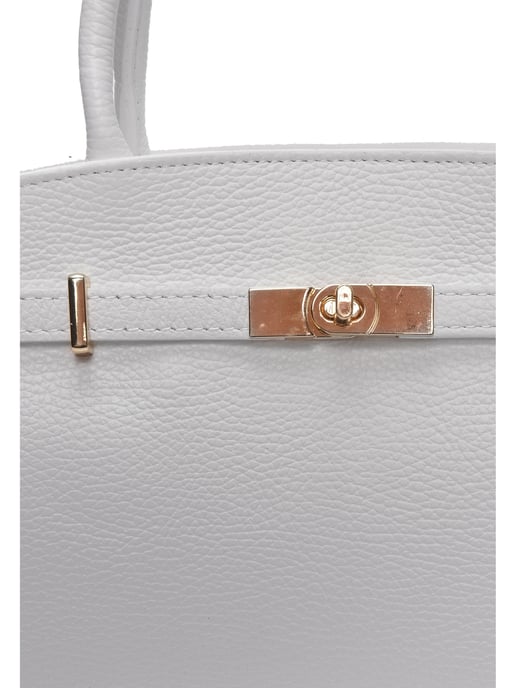 Isabella Rhea Blanco Bolso de cuero - Image 3