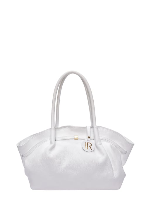 Isabella Rhea Blanco Bolso de cuero - Image 1