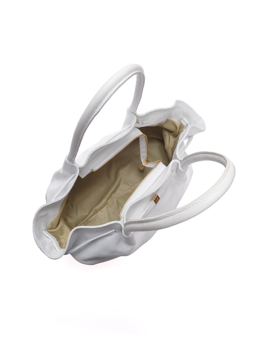 Isabella Rhea Blanco Bolso de cuero - Image 4