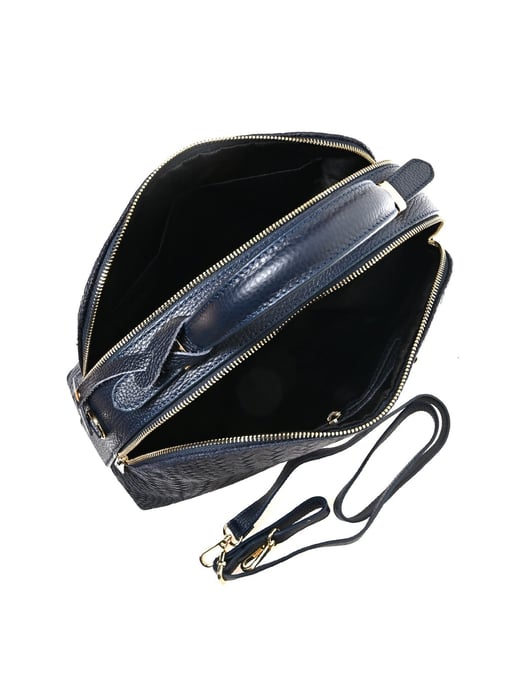 Isabella Rhea Azul Bolso de cuero - Image 4