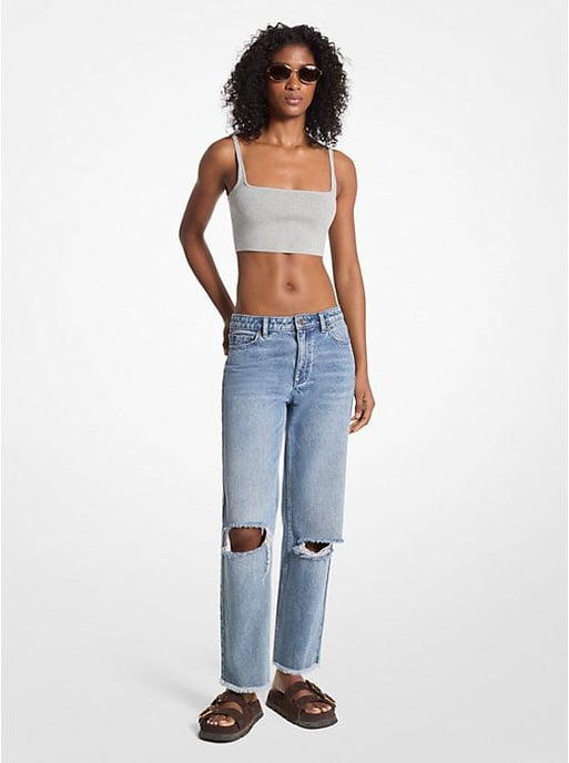 Jeans Desgastados Deshilachados - Image 1