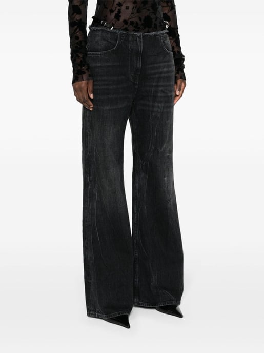 Jeans de algodón de pierna ancha - Image 2