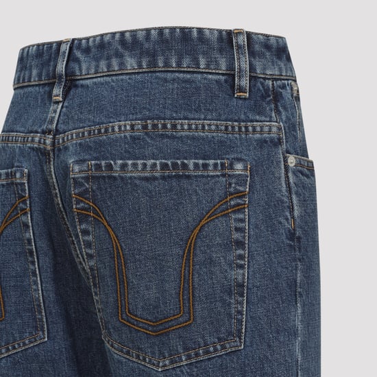 Jeans de pierna ancha con detalle de costura - Image 5