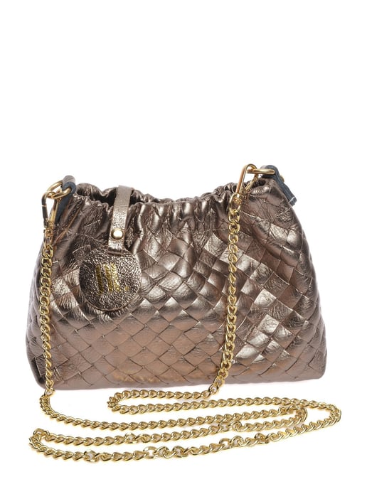 Anna Luchini Bronce Bolso de cuero - Image 1