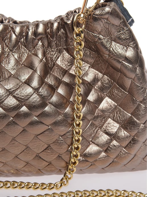Anna Luchini Bronce Bolso de cuero - Image 3