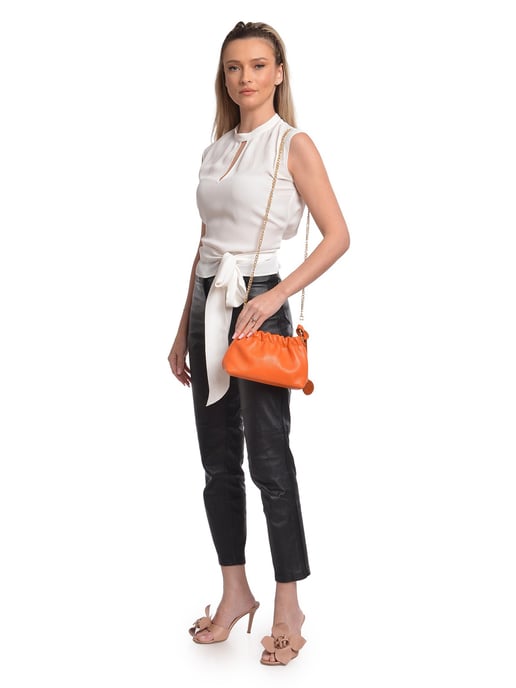 Isabella Rhea Naranja Bolso de cuero - Image 5