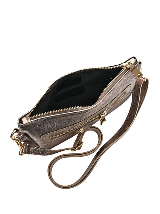 Anna Luchini Bronce Bolso de cuero - Image 4