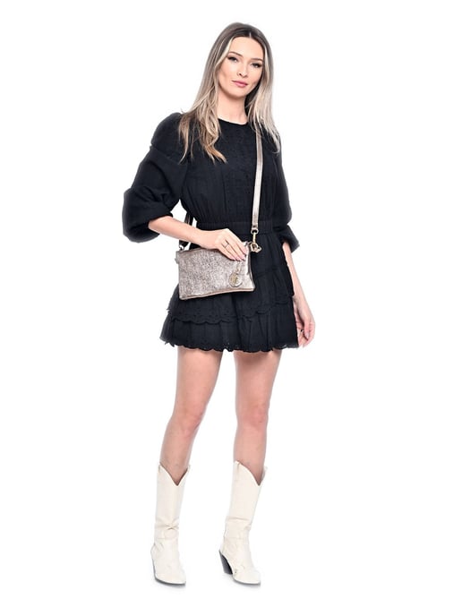 Anna Luchini Bronce Bolso de cuero - Image 5