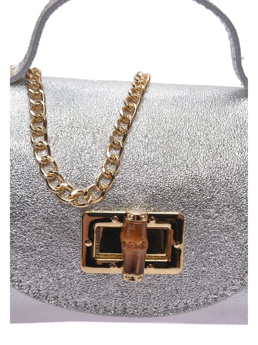 Roberta M Plata Bolso de cuero - Image 3