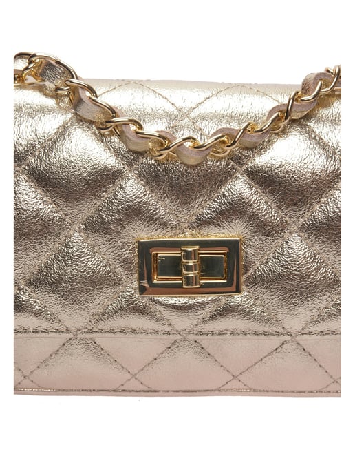 Luisa Vannini Oro Bolso de cuero - Image 3
