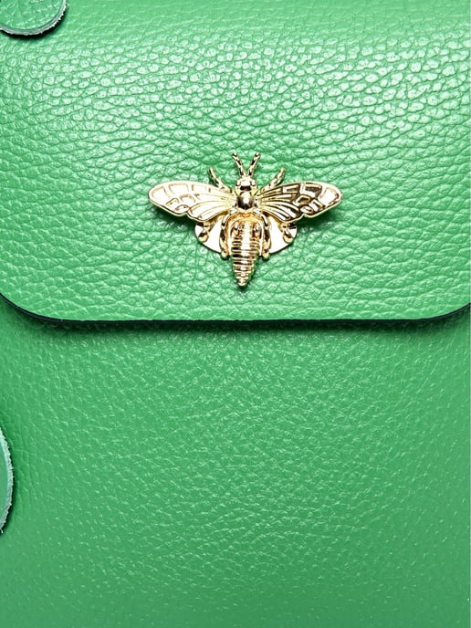 Roberta M Verde Bolso de cuero - Image 3