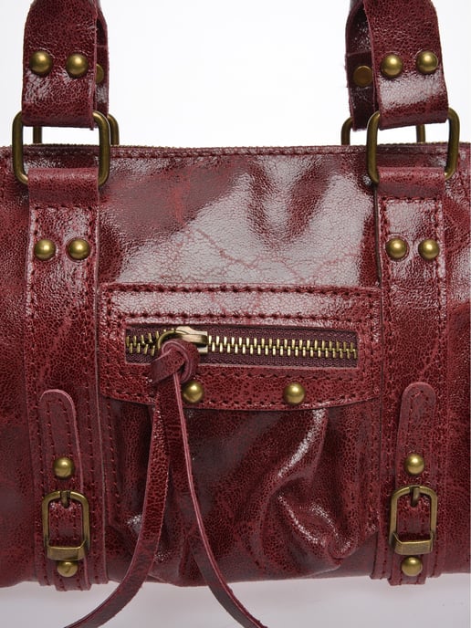 Roberta M Violet Bolso de cuero - Image 3