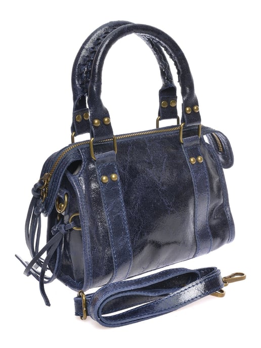 Roberta M Azul Bolso de cuero - Image 2