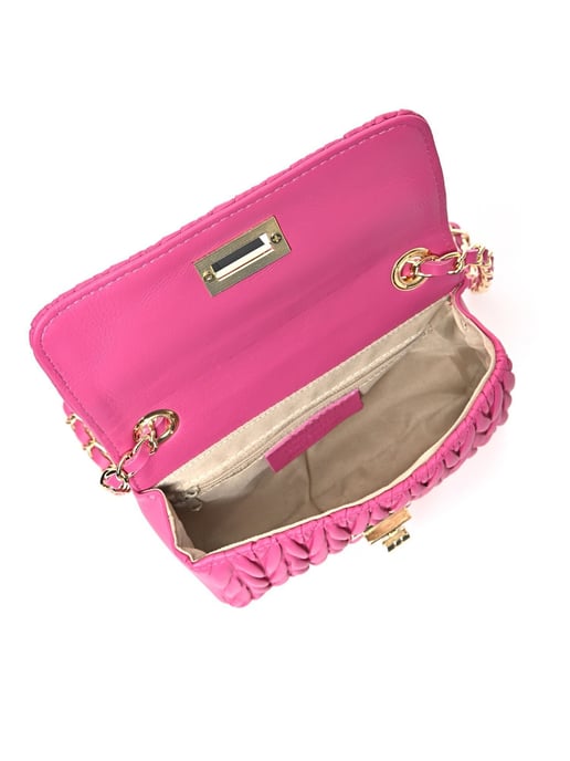 Luisa Vannini Fucsia Bolso de cuero - Image 4