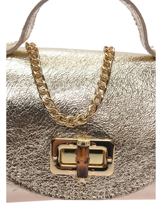 Roberta M Oro Bolso de cuero - Image 3