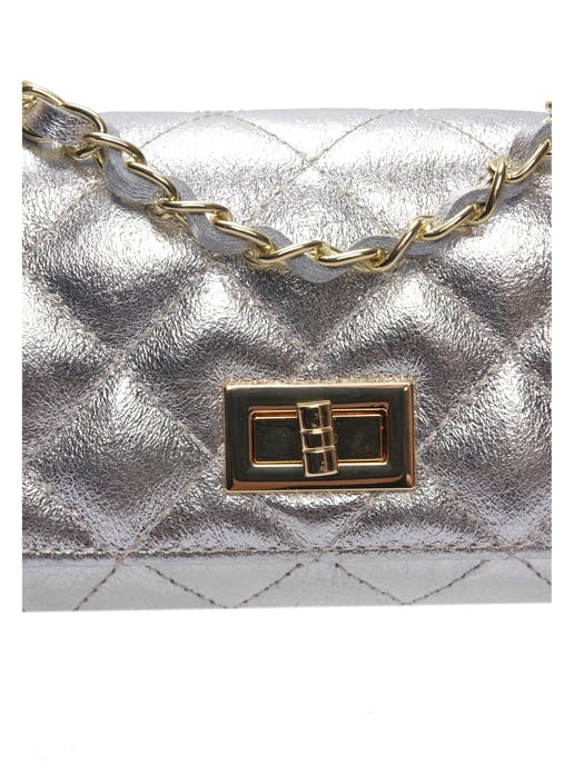Luisa Vannini Plata Bolso de cuero - Image 3