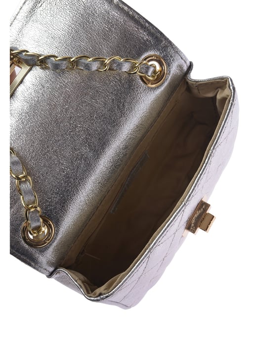 Luisa Vannini Plata Bolso de cuero - Image 4