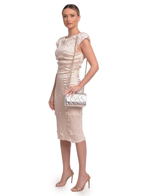 Luisa Vannini Plata Bolso de cuero - Image 5