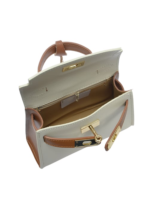 Isabella Rhea Bicolor Bolso de cuero - Image 4