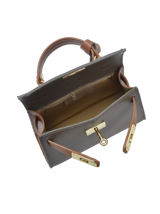 Isabella Rhea Bicolor Bolso de cuero - Image 4