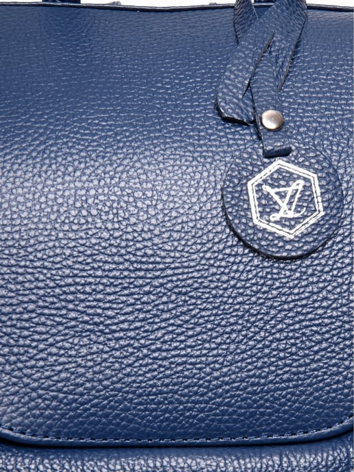Luisa Vannini Azul Bolso de cuero - Image 3
